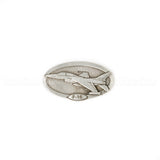 Crystal Paperweights - CLEAR Diamond with Large Pewter Crest