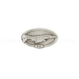 Crystal Paperweights - CLEAR Diamond with Large Pewter Crest
