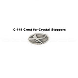 C-141 Starlifter Crystal Bottle Stoppers