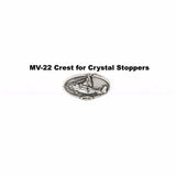 MV-22 Osprey Crystal Bottle Stoppers