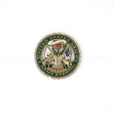 Crystal Paperweights - RED Diamond with Large Pewter Crest
