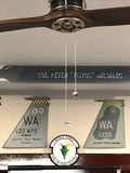 US Air Force Command Pilot Wings Ceiling Fan Pull Kit