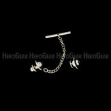 F-117 Nighthawk Stealth Bomber Lapel Pins and Tie Tacks in Solid Sterling Silver