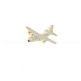 C-130 Hercules Charms and Lapel Pin - Plated