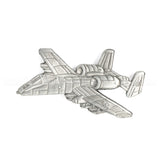 A-10 Thunderbolt "Warthog" Charms, Lapel Pins, and Tie Tacks - Plated