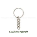United States Navy Logo Pewter Key Chain or Bag Pull