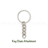 Apache Attack Helicopter 3D Pewter Key Chain or Bag Pull