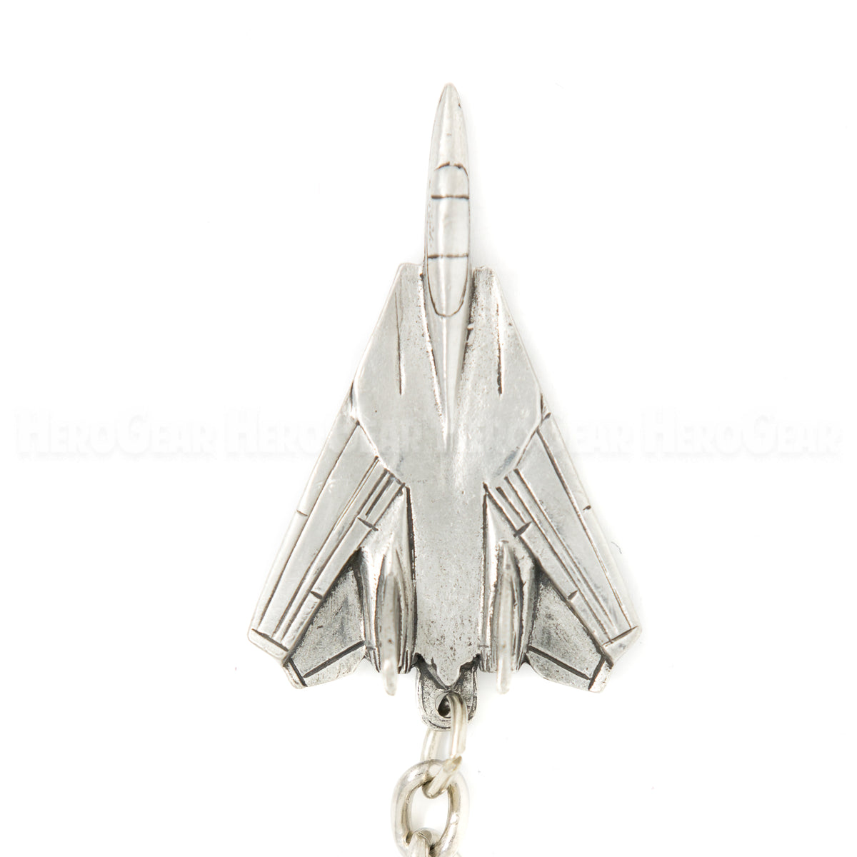 F-14 Tomcat Top Gun Maverick 3D Pewter Key Chain or Bag Pull