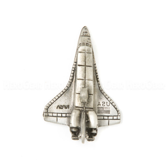 Space Shuttle Orbiter 3D Pewter Key Chain or Bag Pull