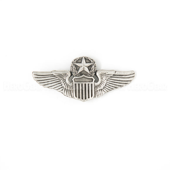 USAF Command Pilot Wings Pewter Magnet