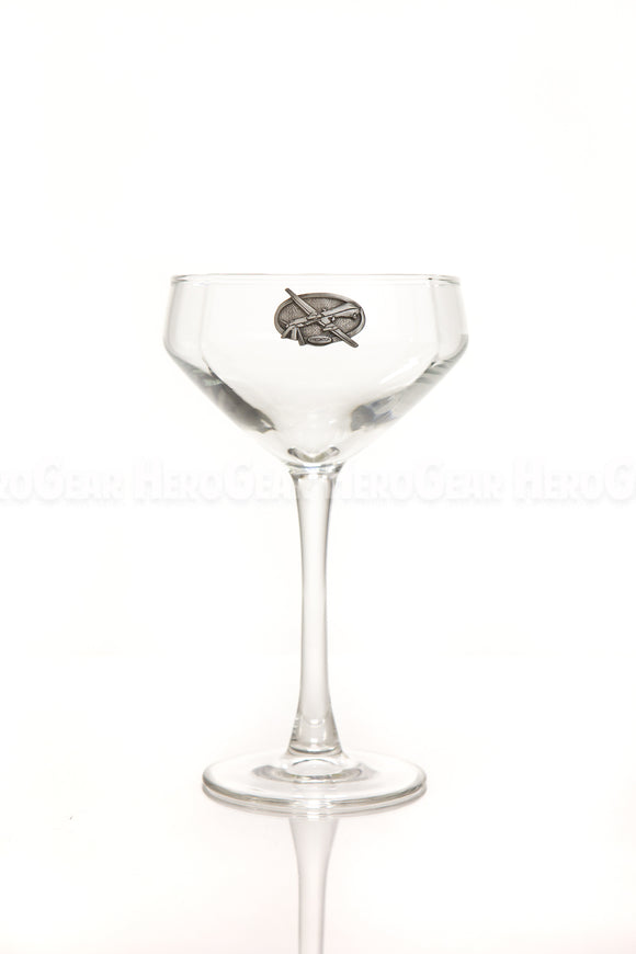 Ops Champagne Coupe, Small Crest