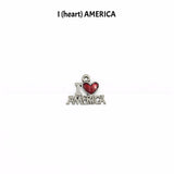 I "heart" America Wine Charm