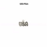 USA Plain Wine Charm