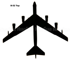 B-52 Stratofortress Top View Vinyl Decal