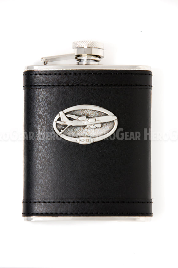Covered BLACK Flask