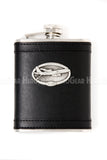 Covered BLACK Flask