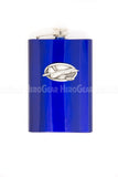 "Gunpowder" Stainless Steel Flask - BLUE