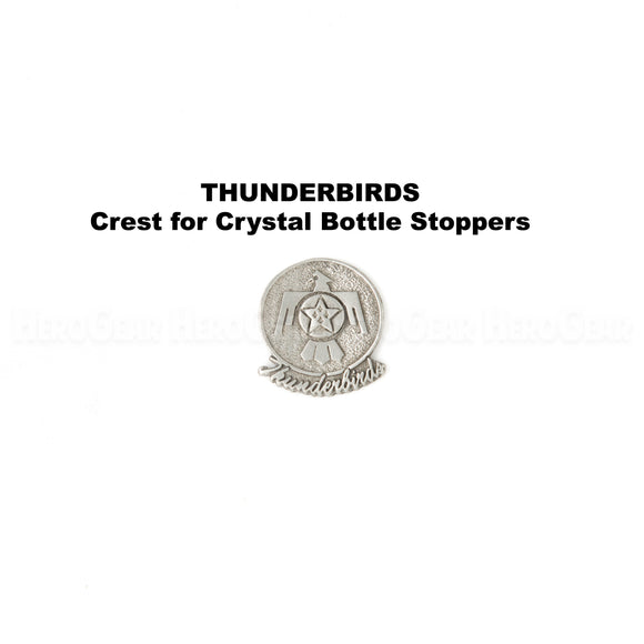 U S Air Force Thunderbirds Crystal Bottle Stoppers