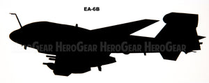 EA-6B Prowler Side View Vinyl Decal