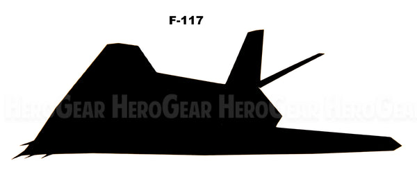 WarlordOne F-117 Nighthawk Stealth Fighter Vinyl Decal Sticker – Graphic Die-Cut