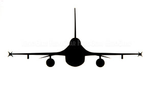 F-16 Falcon "Viper" Front View Vinyl Decal