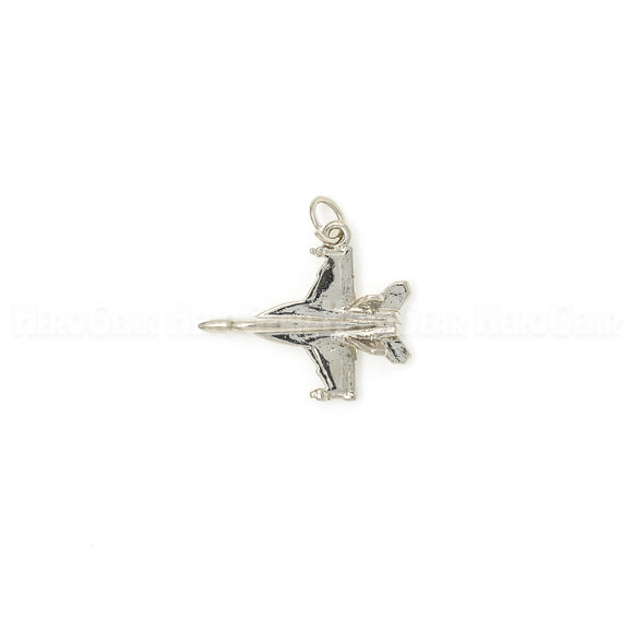 F-18 Super Hornet Charms, Lapel Pins, and Tie Tacks - Plated