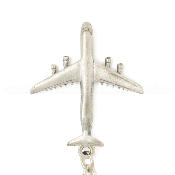 C-5 Galaxy 3D Pewter Key Chain or Bag Pull