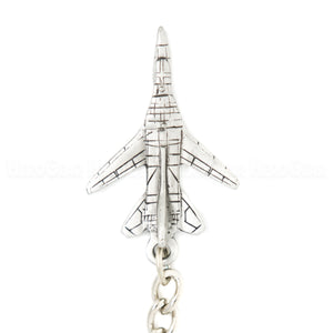 F-111 Aardvark 3D Pewter Key Chain and Bag Pull