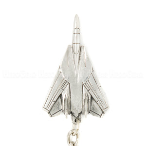 F-14 Tomcat Top Gun Maverick 3D Pewter Key Chain or Bag Pull