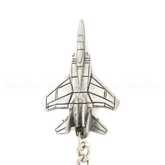 F-15C Eagle 3D Pewter Key Chain or Bag Pull