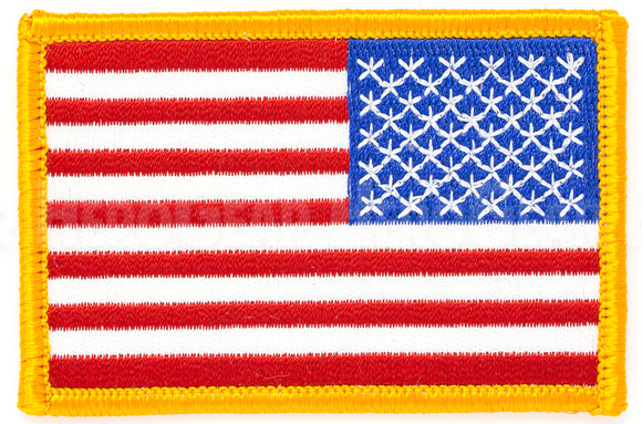 American Flag Patch Reverse