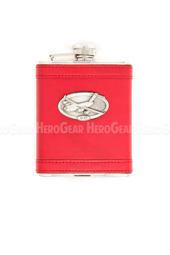 Covered RED Flask