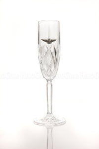 Waterford BROOKSIDE Champagne Glass, Small Crest