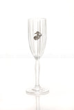 Waterford OMEGA Champagne Glass, Small Crest