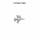 F-16 Falcon Wine Charm