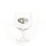 WINGS Brandy Snifter Glass, Large Crest
