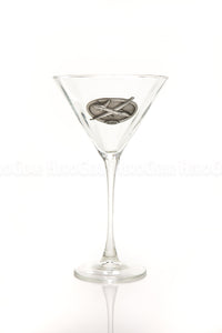WINGS Martini Glass, Large Crest